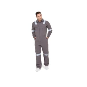 Coverall high-visibility reflective strips