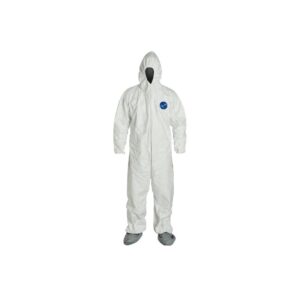 ightweight VAULTEX 50 GSM non-medical disposable coverall—economical protection for temporary use in industrial environments.