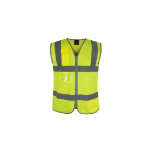 Durable high-visibility Safety Jackets in Dubai and UAE by Golden Camel for worker protection in industrial and construction sites.