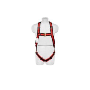 VAULTEX OPB full body harness with shock-absorbing twin lanyard for certified fall protection and comfort.