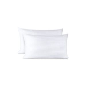 Portable and inflatable air pillow for comfortable support during travel, camping, or daily use.