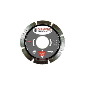High-performance diamond disc for precise cutting of concrete, tiles, stone, and masonry materials.