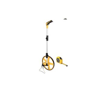 Distance Measuring Wheel – Yellow with Pointer Stand